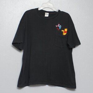 Vintage HRLA Winnie the Pooh Disney embroidered pocket shirt sleeve tee